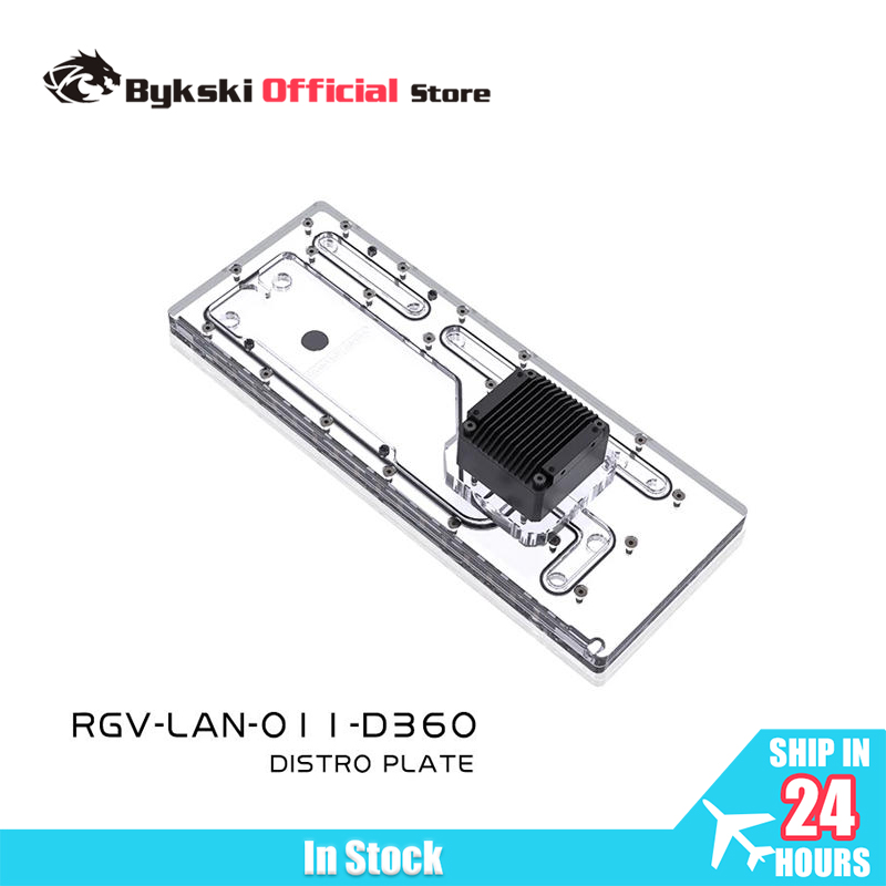 BYKSKI Distro Plate Acrylic Bo - Distro Plate Ddc Pump Combo 评论和价格