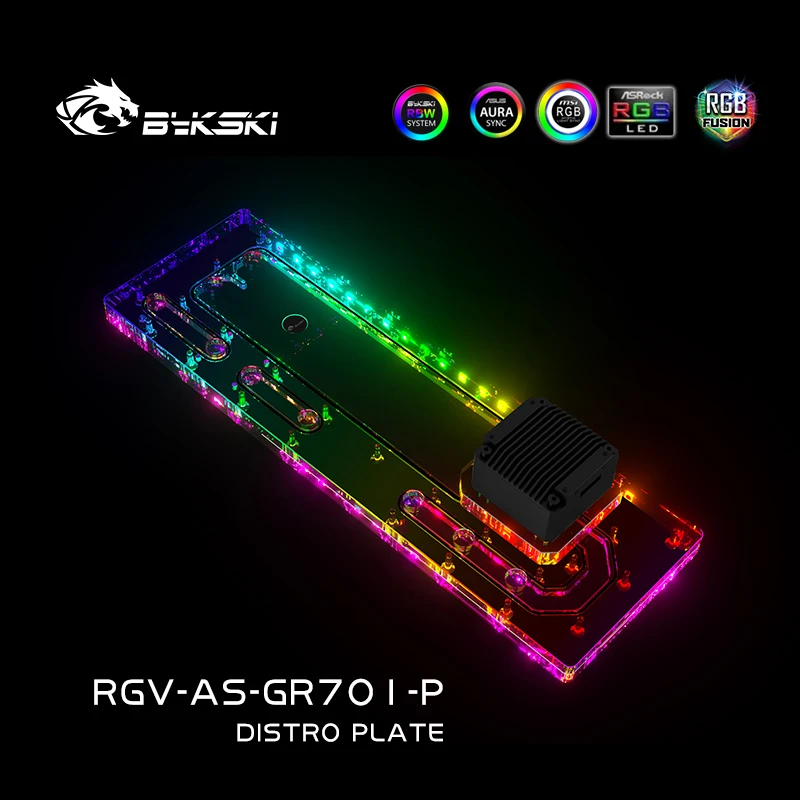 BYKSKI Distro Plate Acrylic Re - Distro Plate Ddc Pump Combo 评论和价格