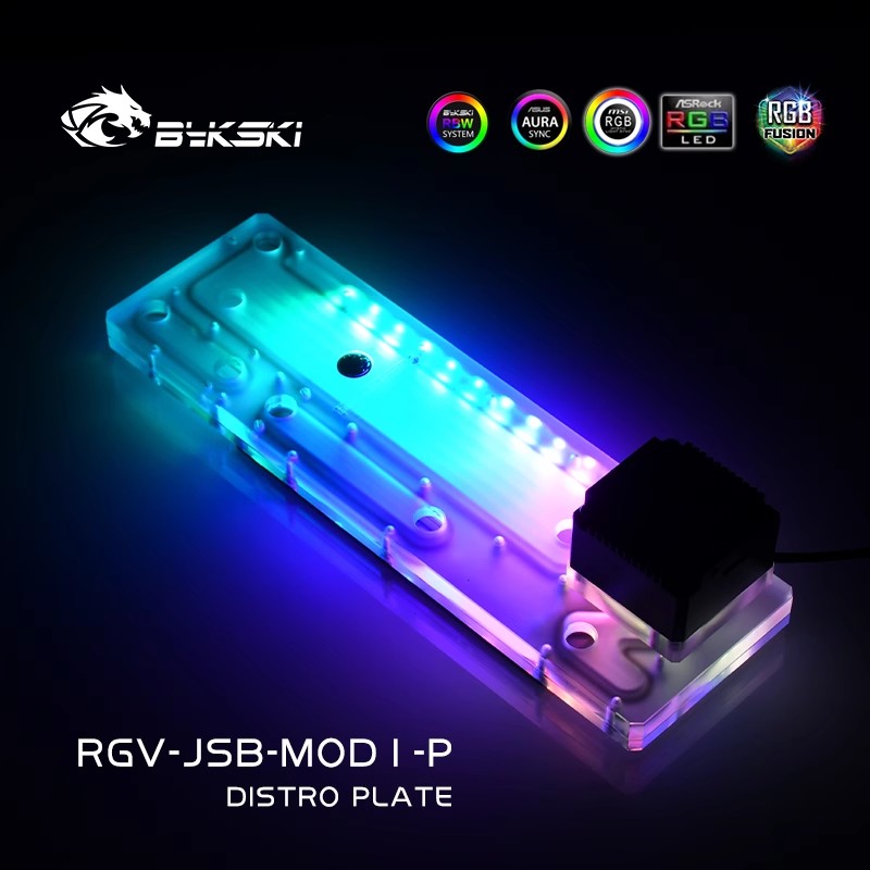 BYKSKI Acrylic Board Water Cha - Distro Plate Ddc Pump Combo 评论和价格